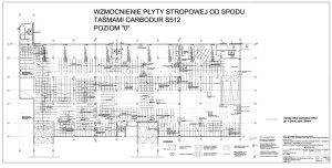  Projekt wzmocnień stropów podziemnego garażu w Brwinowie przy ul. Armii Krajowej w zespole mieszkaniowo - biurowym „Księżopole” 